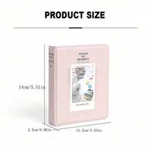Pocket Photo Album For Instant Camera Photos, 3-Inch Picture Storage Book For Stamps, Tickets And Cards, Compatible With Fujifilm Mini 12/11/9, Travel Memory Collection Album, Scrapbook Organizer, Wedding And Gift Keepsake Storage - Multiple Styles - View 7