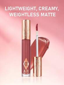 Charlotte Tilbury  Flawless Matte Lip Blur 液態唇彩 #Pillow Talk Medium Blur 6.8ml/0.22 Oz | 極柔霧面配方，打造噴槍般柔霧唇效 | 持久不乾澀霧面唇色 - Pillow Talk Medium Blur - 查看 6