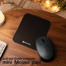 Excovip Small Mouse Pad, Non-Slip Back, Smooth Surface, Portable For Travel, Business Trips, Cafe, Office, 14x12 Cm, Multiple Colors Available - View 4