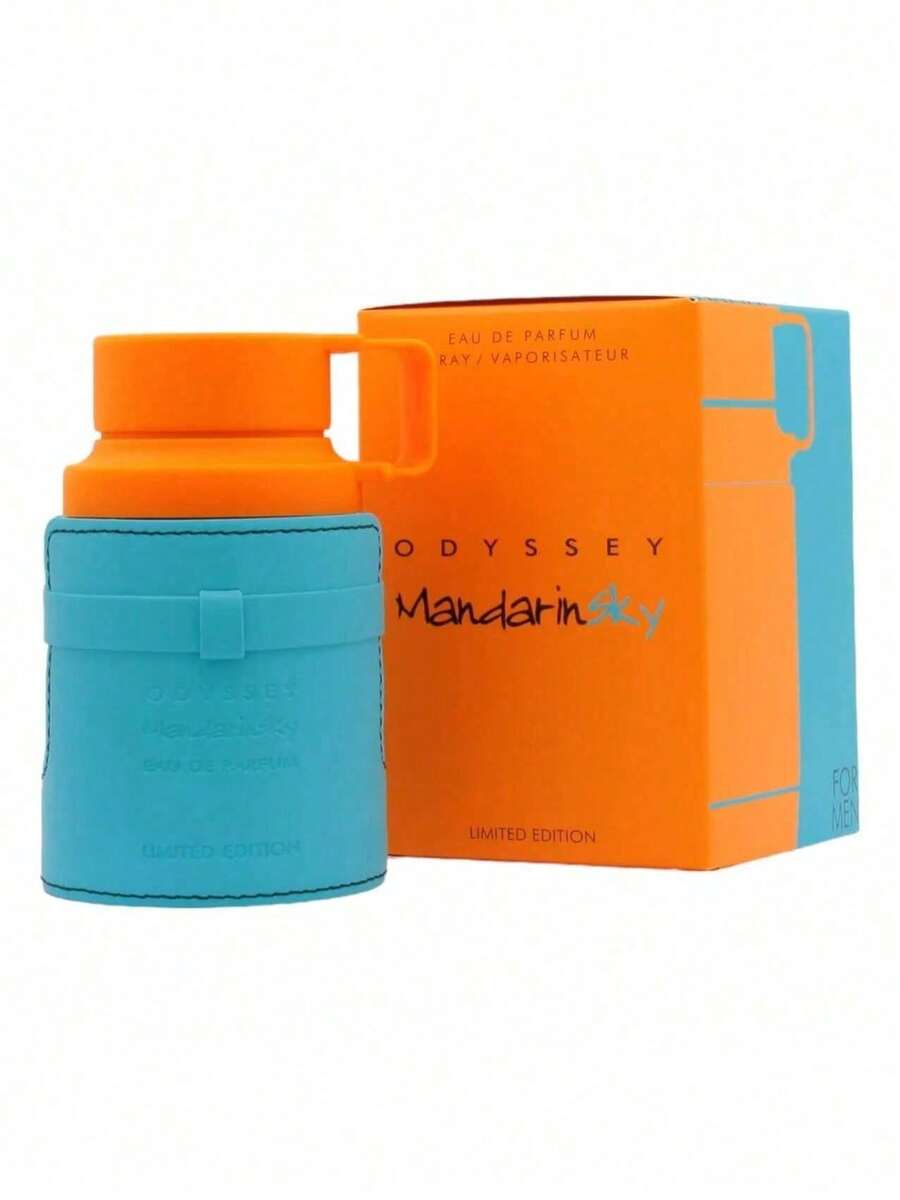 Odyssey Mandarin Sky Limited Edition By Armaf EDP 100ml/3.4oz Spray Cologne Men - Long-Lasting Warm Citrus & Caramel Fragrance With Amber, Tonka Bean, Sage & Woods | Luxury Arabian Designer Brand Full Size Bottle | Premium Authentic Formula Masculine - 華信天翁 - 查看 1