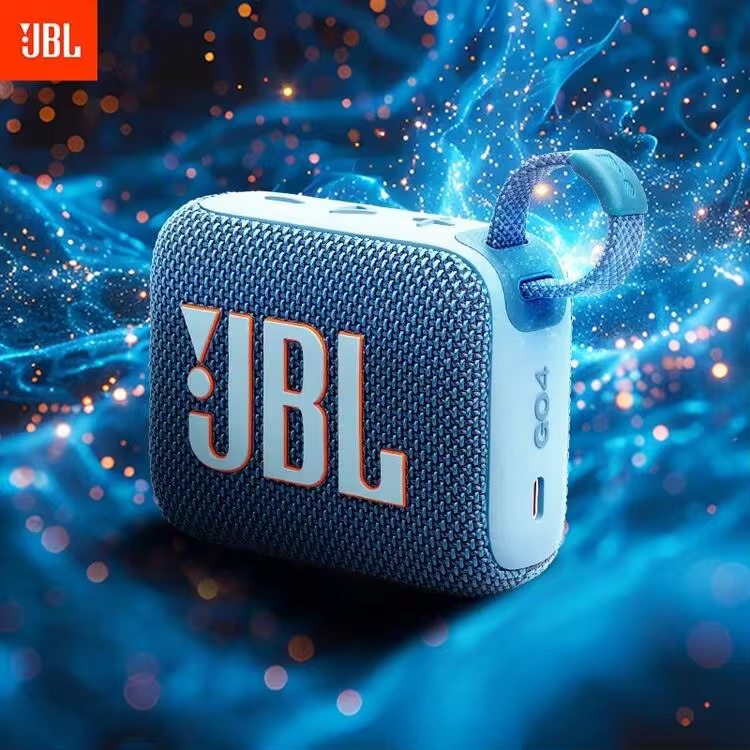 JBL Go 4 Ultra Portable Waterproof And Dustproof Bluetooth Speaker Big Pro Sound With Punchy Bass 7 Hour Built In Battery Made In Part With Materials Perfect For Beach Parties Hiking Trips And Outdoor Adventures - Blue - View 12