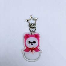 1 Set 8pcs SKZOO Cute Snowman Hat & Scarf Peripheral Keychain Pendant, Suitable For Fans Use And Gifting - Multicolor - View 12