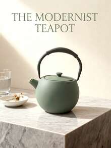 Fog Green Iron Kettle (850ml)