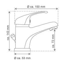 Low pressure fittings bathroom tap basin fittings sink washbasin- - Verschiedenfarbig - Übersicht 5