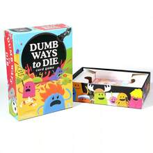Fast-Paced Strategic Party Card Game With Cartoon Style Illustrations, Featuring Various Funny "Death" Ways, Perfect For Halloween Party - View 1