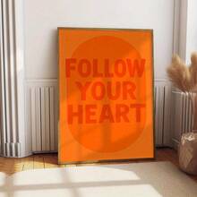 1pc Featuring Vibrant Colors, Uplifting Wall Art, Motivational Prints, Minimalist Canvas Design, Living Rooms Decor - A - View 1