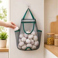 Wall-Mounted Kitchen Trash Bag Storage Rack Japanese Style Large Capacity Plastic Bag Organizer Large - View 11