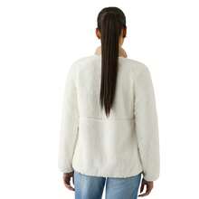Reebok Womens/Ladies Double Monkey Fleece Jacket - Cream - View 2