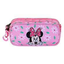 Safta Minnie Mouse Disney  T Le Pencil Case, Children's School Pencil Case With 3 Compartments And Zipper, 11x23x10 Cm, Inner Lining And Back Strap Adaptable To Trolley - Option 1 - View 4