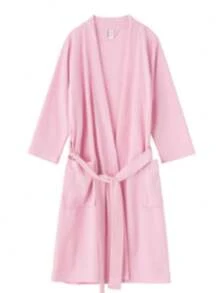 Haus Hana Jubah Mandi Waffle, Menyerap Keringat, Cepat Kering, Unisex, Cocok untuk Musim Semi/Panas, Homestay, Hotel, SPA, Potongan Longgar, Berbagai Warna, Desain Minimalis, Perlengkapan Kamar Mandi & Rumah, Kembali ke Sekolah - MultiWarna - View 13