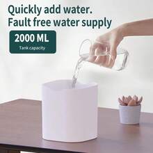 2000ml Large Capacity Dual Mist Aromatherapy Diffuser, USB Powered Humidifier, Home Decor, Student Dorm Air Humidifier, Back To School Gift - A - View 9
