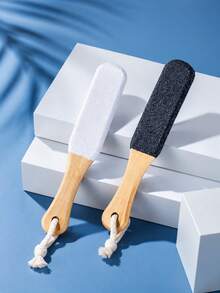 2pcs Foot Scrubbing Tool, Dead Skin And Callus Remover, 4-Sided Foot File, Sole And Heel Scraper, Natural Foot Polishing Tool, Pedicure Tool, For Feet - A - View 6