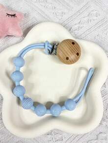 1pc Unisex Kids Colorful Silicone Pacifier Anti-Drop Chain, Multi-Function Convenient Anti-Loss Lanyard - Multicolor - View 13