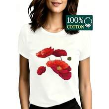 Women T-Shirts - 白色 - 查看 7