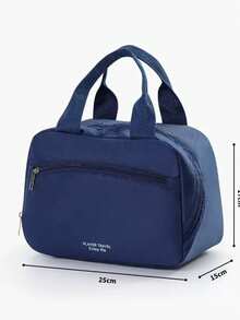 1pc Insulated Lunch Bag, Waterproof Lunch Cooler Bag, Thermal Lunch Box, Reusable Portable Lunch Bag With Adjustable Strap, Suitable For Work, School, Picnic, Back To School, Outdoor Activities - Multicolor - View 23