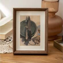3pcs Multifunctional Solid Wood Photo Frames, Tabletop Display & Wall Hanging Dual Use, Art Photo Display Frame, Home Decor Atmosphere Photo Frame - Wooden Photo Frame (2-in-1) - View 6