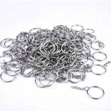 50 Stücke Metall Blank Schlüsselringe/Gestempelte Schlüsselanhänger (Gemischt) Abnehmbarer Schlüsselanhänger Anhänger - Schlüsselanhänger - Übersicht 1