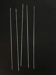 Set 5 Jarum Jahit, Jarum Bordir Tangan Bermata Tajam, 5.8/7.5/12.5/15cm, Baja Tahan Karat, Alat Merangkai Manik-manik dengan Jarum Terbuka, Set Alat Merangkai Benang Jahit dan Rajut Tangan DIY - Alat pemasang benang ujung terbuka - View 9