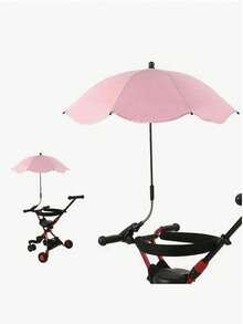 1pc Universal Portable Bicycle Umbrella, Rainproof, Sunproof, 360° Rotating, UV Protection - Multicolor - View 4