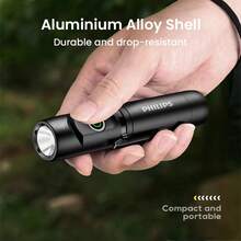 Philips Rechargeable Battery Flashlight, Ultra-Long Life, High Capacity, Portable Spotlight For Outdoor And Emergency Lighting - Multicolor - View 9