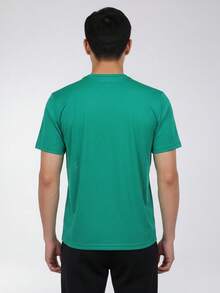 Puma Men's Soccer Other Series Short Sleeve T-Shirt Woven Collarless Short T 70613205 - Green - View 2