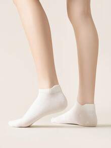 5/6/20/30 Pairs Women's Mesh Breathable Cotton Socks, Moisture-Wicking Anti-Odor Thin Ribbed Low-Cut Invisible Socks, Casual Everyday Socks - Multicolor - View 3
