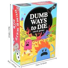 Fast-Paced Strategic Party Card Game With Cartoon Style Illustrations, Featuring Various Funny "Death" Ways, Perfect For Halloween Party - View 3