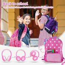 JBUNION Headphone Nirkabel Bluetooth Over-Ear Kakabomi untuk Anak-anak, Pelajar, Remaja, Kontrol Volume 75/85/94dB, Headphone Nirkabel Bluetooth yang Dapat Dilipat dan Diputar - View 5