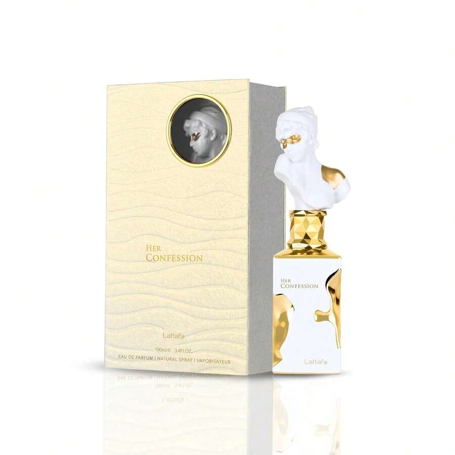 Lattafa His Confession & Her Confession Perfume Set – Eau De Parfum For Men & Women – Long-Lasting Fragrance Gift Bundle - White - View 1