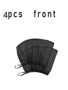 Juego de parasoles para ventanas de coche, protección UV, pantallas de privacidad para ventanas delanteras y traseras, adecuado para coches y SUV, fácil de instalar, material de malla transpirable, bloquea los rayos UV dañinos, proporciona protección solar y privacidad - multicolor - Ver 11