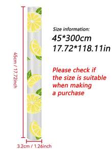 1 Roll Lemon Pattern Shelf Liner, Polka Dot Cabinet Liner, Flat Non-Slip Effect, Non-Adhesive Drawer Mat, EVA Waterproof Refrigerator Liner, Easy To Cut Cabinet Liner, Suitable For Shelves, Tables, Cabinets, Kitchen And Shelf Mats. - View 18