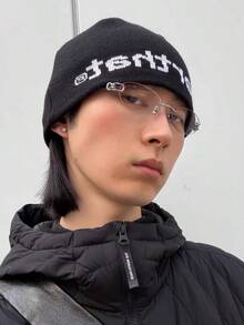 1副新款時尚個性化Y2K純欲風性感酷辣無框扭曲金屬眼鏡 - 無色 - 查看 7