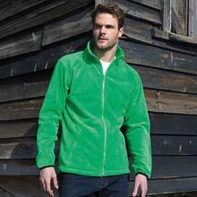 Result Mens Core Fashion Fit Outdoor Fleece Jacket - Vivid Green - View 2