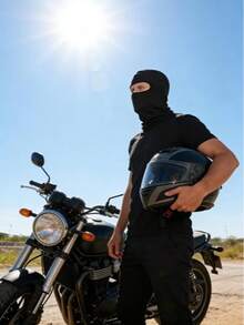 1/2/3/4/5/6pcs Racing Balaclava Face Mask, Summer Cool Neck Scarf, Stretchable Compatible With Helmet, Breathable Motorcycle Face Mask, Suitable For Riders And Off-Road Motorcycles - Multicolor - View 3