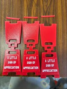 1/3/5pcs 3D Printed Mini "I Love You" Sign Valentine's Day Gift Desktop Decor - Multicolor - View 10