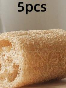Natural Loofah Body Exfoliating Sponge, Organic Bath Brush, Suitable For Kitchen, Bathroom, Spa And Restaurant, Suitable For Sensitive Skin, Spa Essential, Kitchen Cleaning Sponge, Fragrance-Free, Bath Sponge And Bathroom Accessories - Quantity - View 12