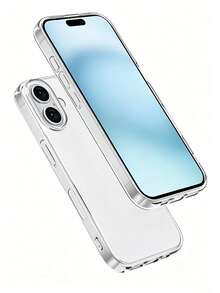 3pcs Ultra-Thin Transparent High-Definition Phone Case, Compatible With Apple 17 Air 17Pro 17 Pro Max 16 15 14 13 12 11 Pro Max Plus, Crystal Clear Hard Shockproof Shell - 3-piece Pack - View 8