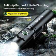 Philips Rechargeable Battery Flashlight, Ultra-Long Life, High Capacity, Portable Spotlight For Outdoor And Emergency Lighting - Multicolor - View 11