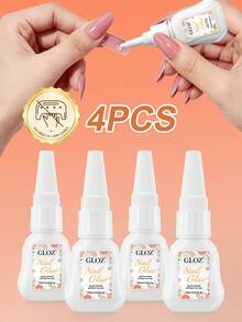 GLOZ 15ML 1pc/2pcs/3pcs/4pcs/5pcs/6pcs Nail Glue, Super Strong Fast Drying Long Lasting, Easy To Apply, Suitable For Acrylic Nails And Nail Tips, Quick Nail Repair, Nail Care And Strengthening, No UV Light Required - 15ml - View 10
