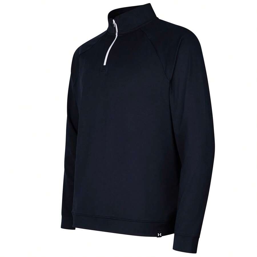 Under Armour Mens Quarter Zip Midlayer - Black - View 1
