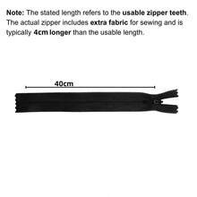 1/3/5pcs Invisible Zipper Clothing Accessories, Suitable For Skirts, Clothes, Pants, Pillows, Perfect For DIY Sewing - A - View 27