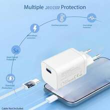 USB C 45W Fast Charger, GaN PD3.0 Portable USB C Plug Type C Charger, Compact Fast Charging, Suitable For Smartphones, Tablets, Laptops, Wall Charger - EU C Type Plug(220-240V) - View 5