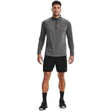 Under Armour Mens 2.0 Half Zip Technical Top - Carbon Heather/Black - View 4