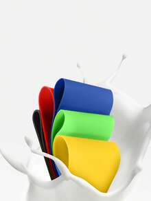 1pc/5pcs Premium Latex Resistance Bands, Suitable For Men And Women, Applicable For Hip, Glute Training And Physical Therapy, Provides 5 Different Tension Levels - Multicolor - View 11