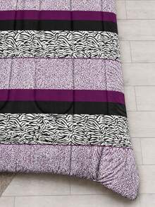 VENECIA Reversible Comforter In Full/Queen Size (200x220cm). Variety Of Colors And Designs. Maximum Softness. - Grey - View 6