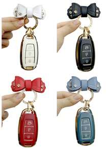 适用于现代汽车的TPU钥匙遥控器保护套，适用于Santa Fe、I30、IX35、Encino、KONA、Solaris、Sonata、Azera、Grandeur、Elantra、Accent等车型，可保护无钥匙进入遥控器。 - 單包 - 查看 14