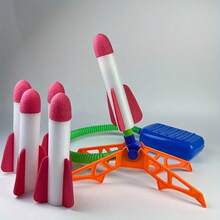 Set Mainan Peluncur Roket Interaktif Luar Ruangan untuk 1/2 Pemain - Peluncuran dengan Tenaga Kaki, Permainan Aktivitas Seru di Luar & Dalam Ruangan, Hadiah Paskah, Halloween, Natal - peluncur roket - View 9