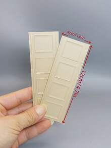 1:12 比例模型屋牆板，非木製牆面貼皮，北歐風微縮家具，多色 PLA 牆磚，可自由組裝與拼接，裝飾你的小世界 - 彩色 - 查看 40