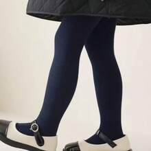 Baby & Kids Tights - Navy Blue - View 3