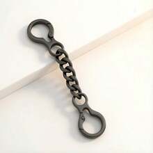 Double Spring Clasp Key Chain Extender, Metal Keychain Extension For Keys Bag Charms Men's Keychain - Multicolor - View 6